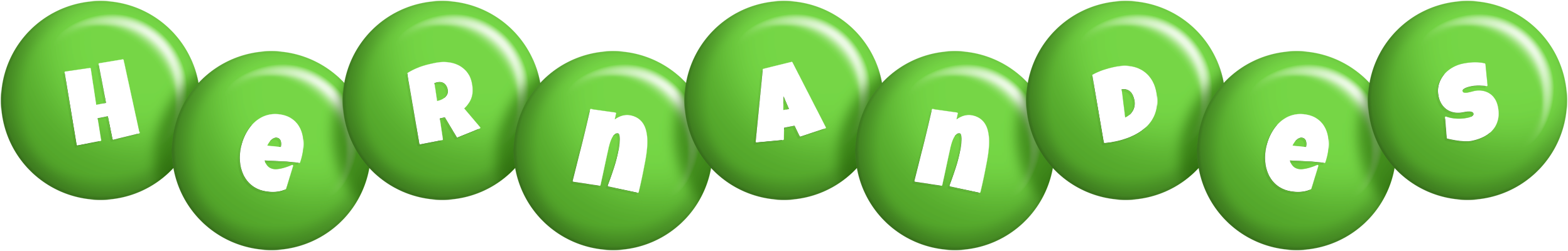 Hernandes candy-green logo