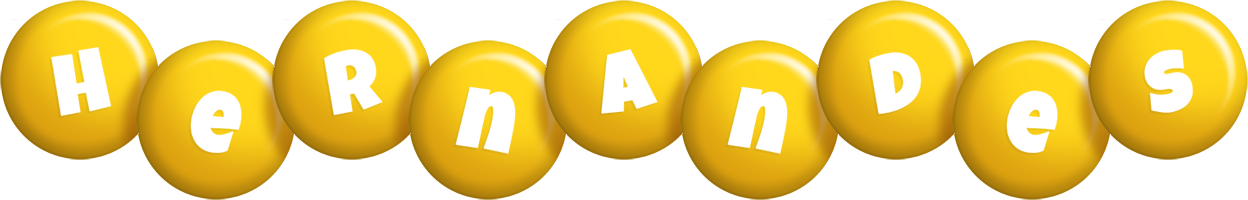 Hernandes candy-yellow logo