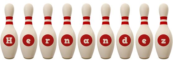 Hernandez bowling-pin logo