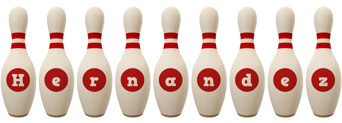 Hernandez bowling-pin logo