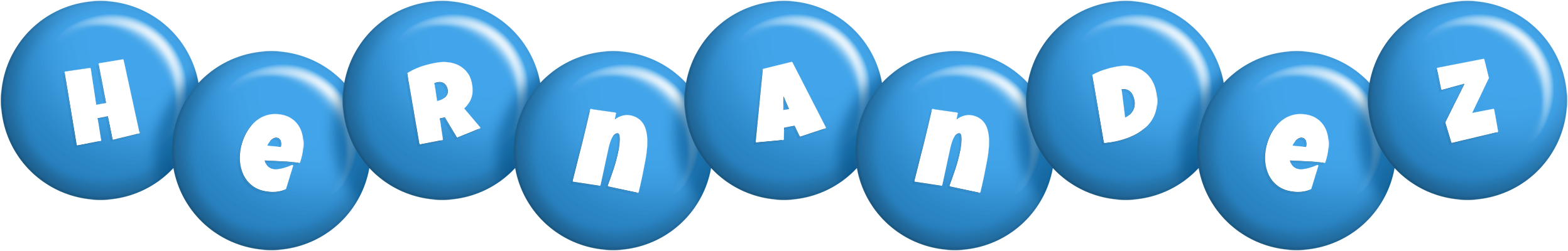 Hernandez candy-blue logo