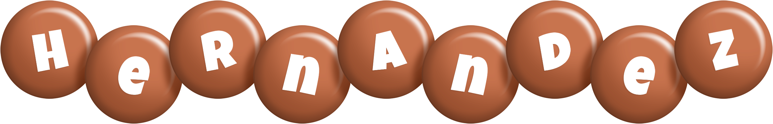 Hernandez candy-brown logo