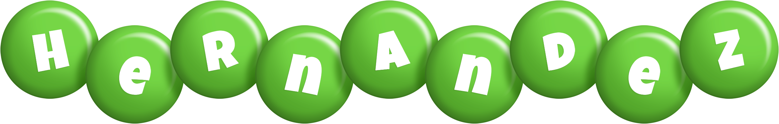 Hernandez candy-green logo