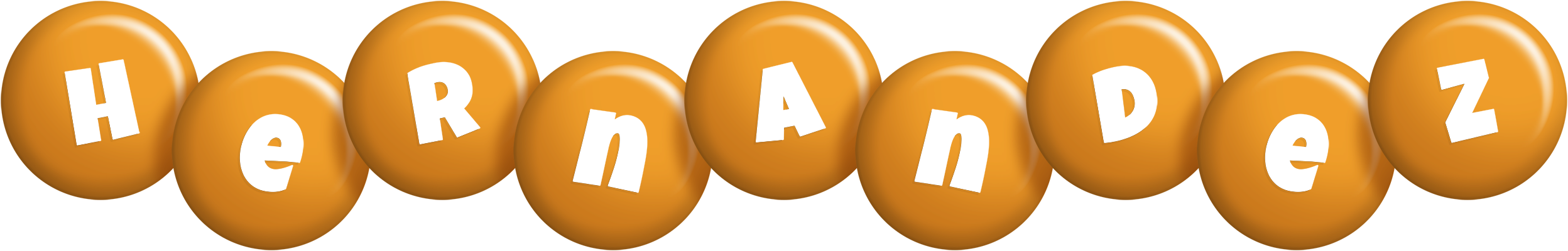 Hernandez candy-orange logo