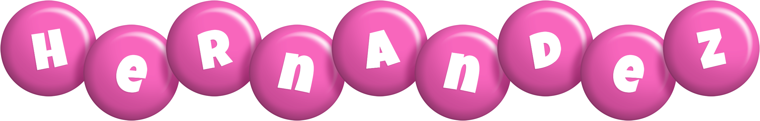 Hernandez candy-pink logo