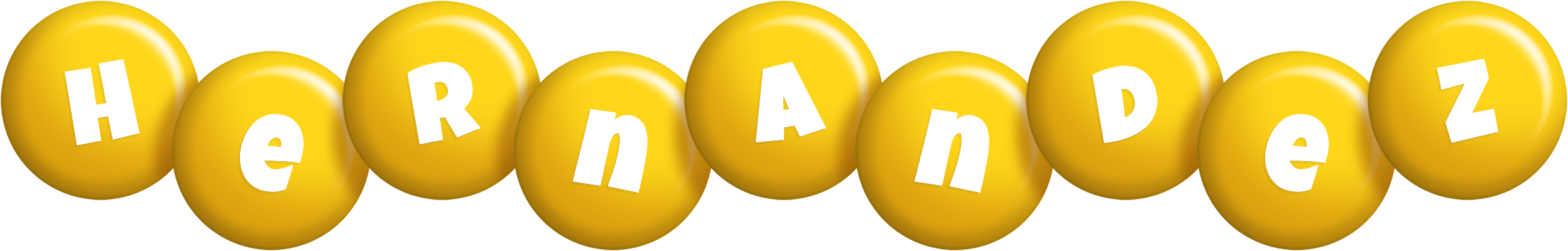 Hernandez candy-yellow logo