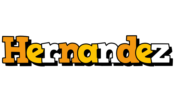 Hernandez cartoon logo