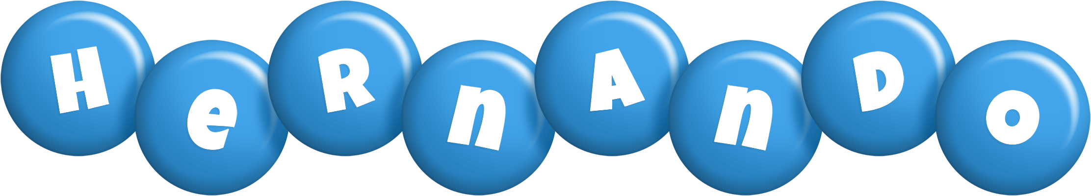 Hernando candy-blue logo