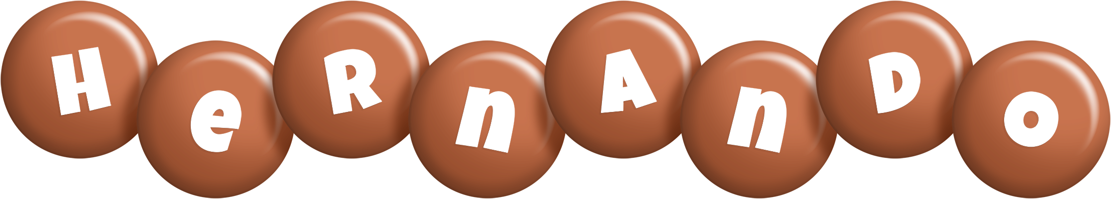 Hernando candy-brown logo