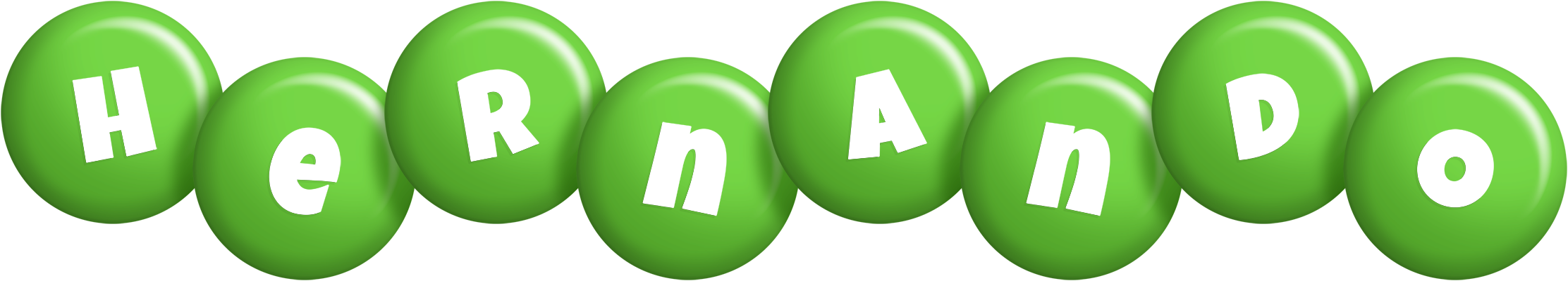 Hernando candy-green logo