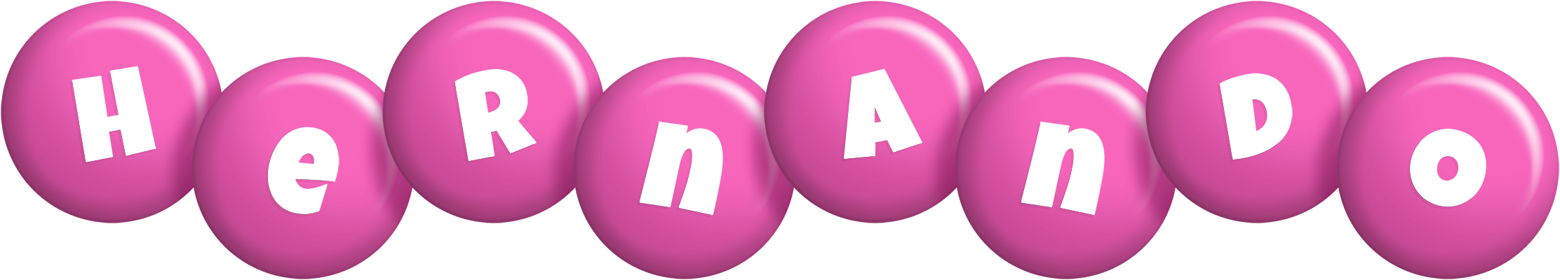 Hernando candy-pink logo