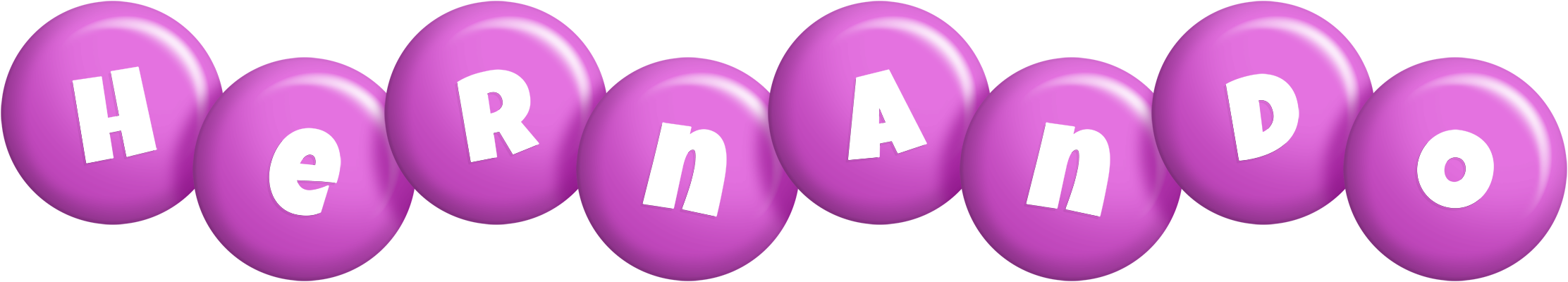 Hernando candy-purple logo
