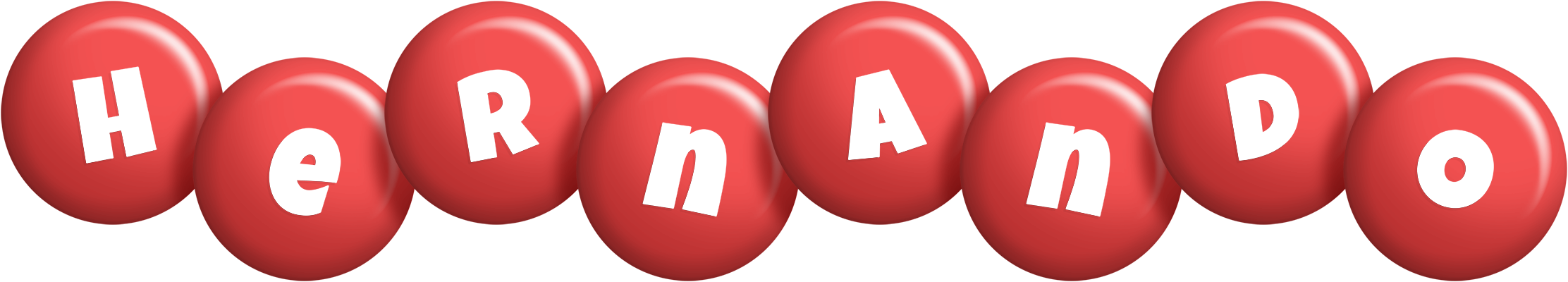 Hernando candy-red logo