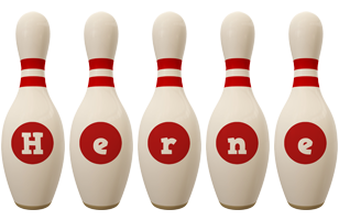 Herne bowling-pin logo