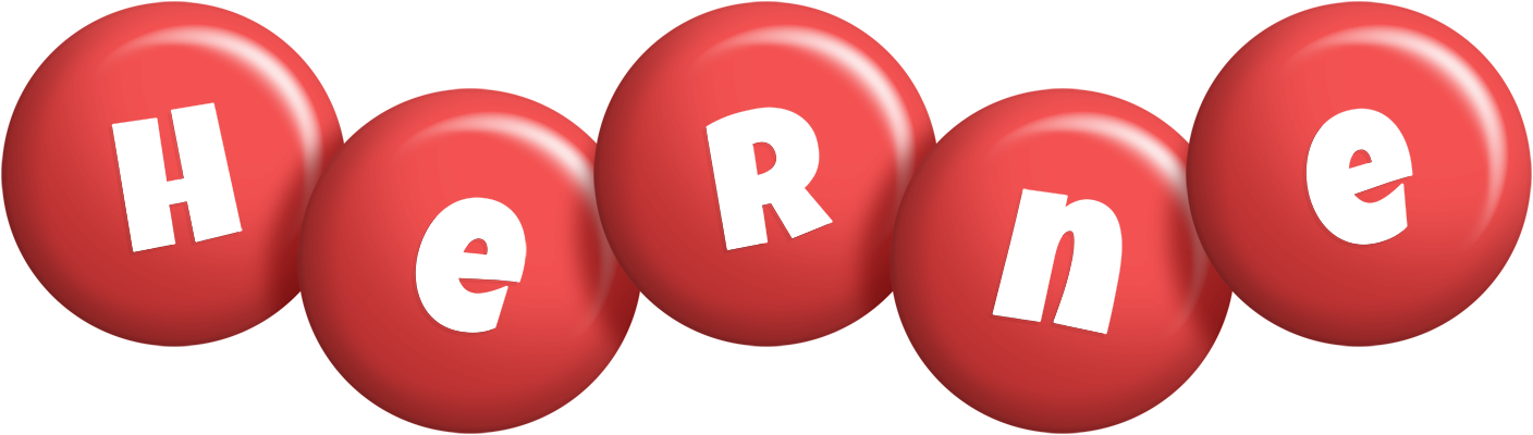 Herne candy-red logo