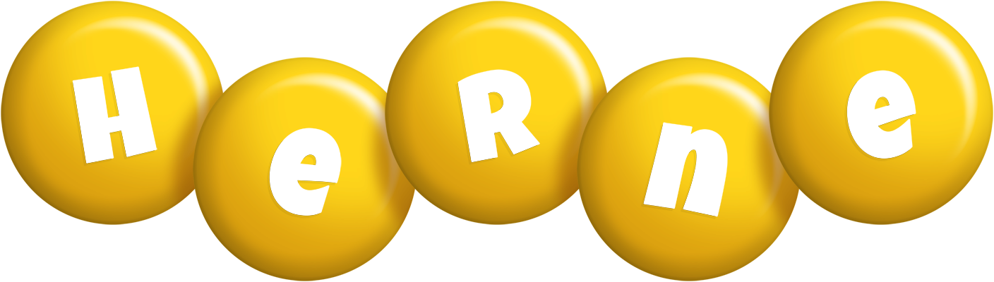 Herne candy-yellow logo