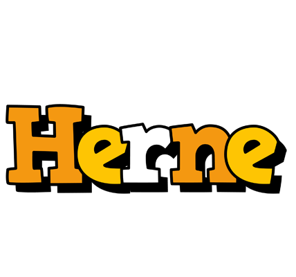 Herne cartoon logo