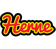 Herne fireman logo