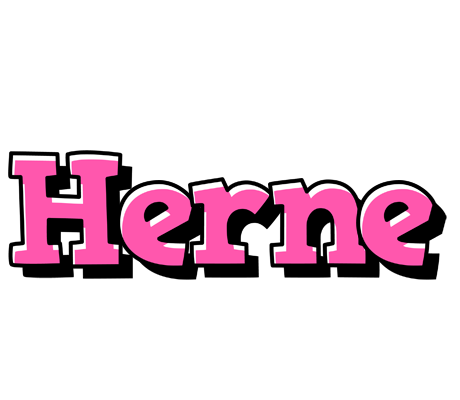Herne girlish logo