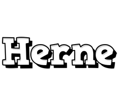 Herne snowing logo