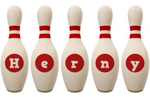Herny bowling-pin logo