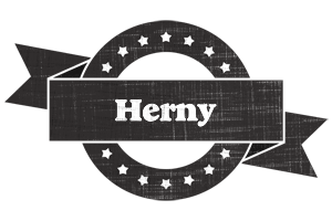 Herny grunge logo