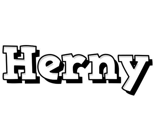 Herny snowing logo
