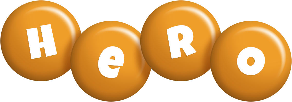 Hero candy-orange logo