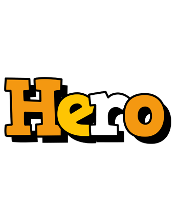 Hero cartoon logo