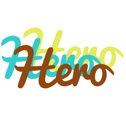 Hero cupcake logo