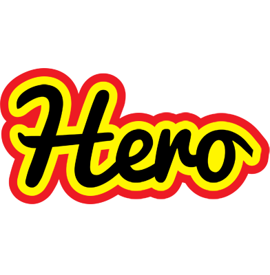 Hero flaming logo