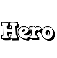 Hero snowing logo