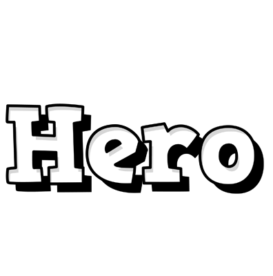Hero snowing logo