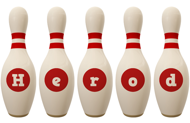 Herod bowling-pin logo