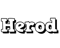 Herod snowing logo