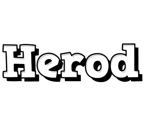 Herod snowing logo