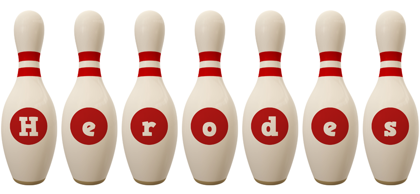 Herodes bowling-pin logo