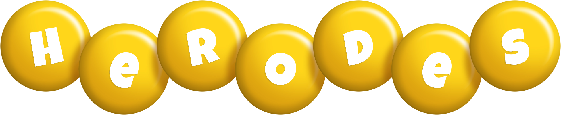 Herodes candy-yellow logo