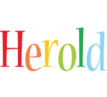 Herold birthday logo