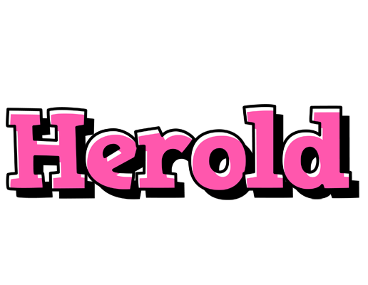Herold girlish logo