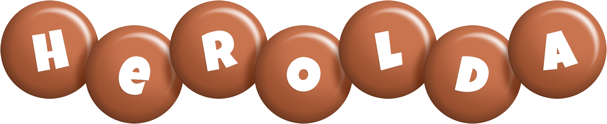 Herolda candy-brown logo