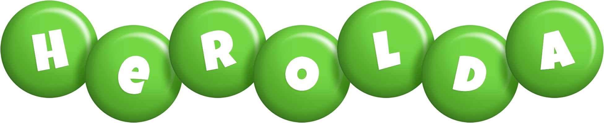 Herolda candy-green logo