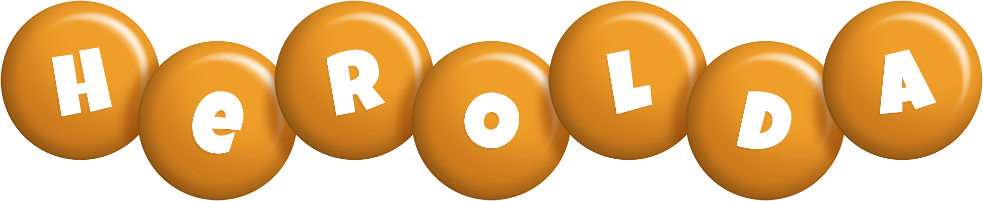 Herolda candy-orange logo