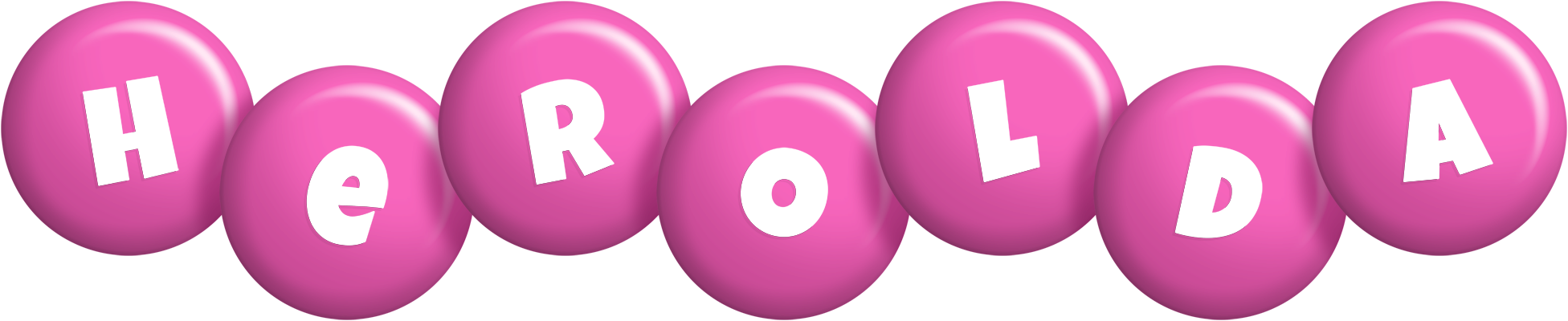 Herolda candy-pink logo