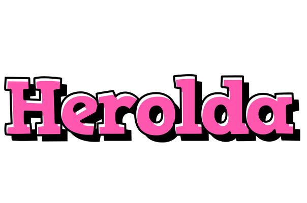 Herolda girlish logo