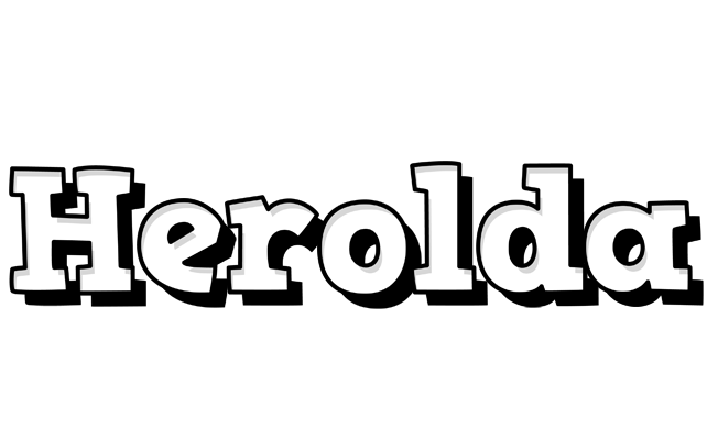 Herolda snowing logo