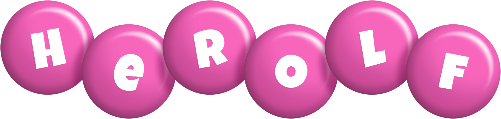Herolf candy-pink logo