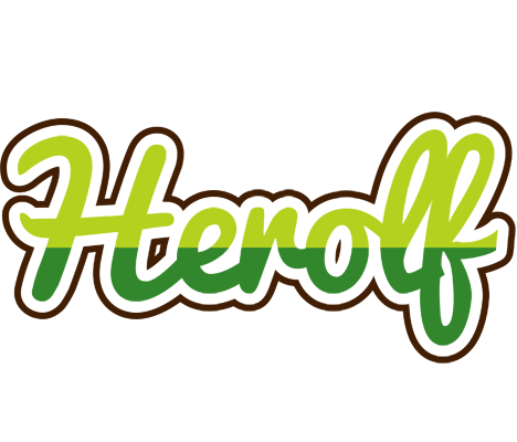 Herolf golfing logo