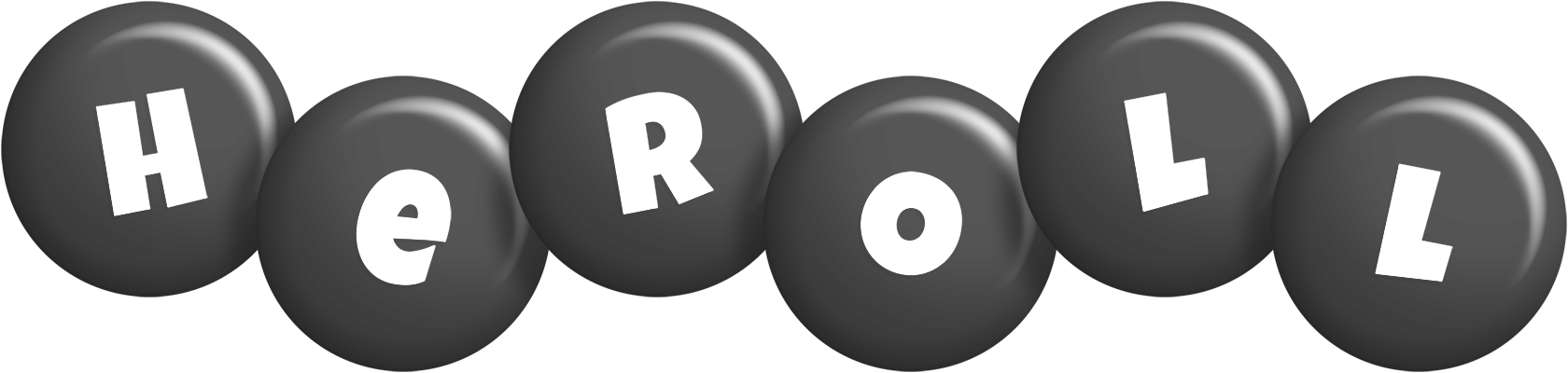 Heroll candy-black logo