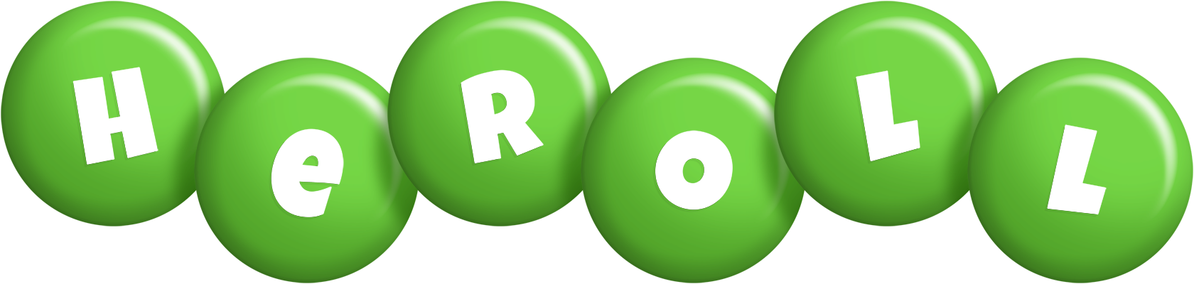 Heroll candy-green logo